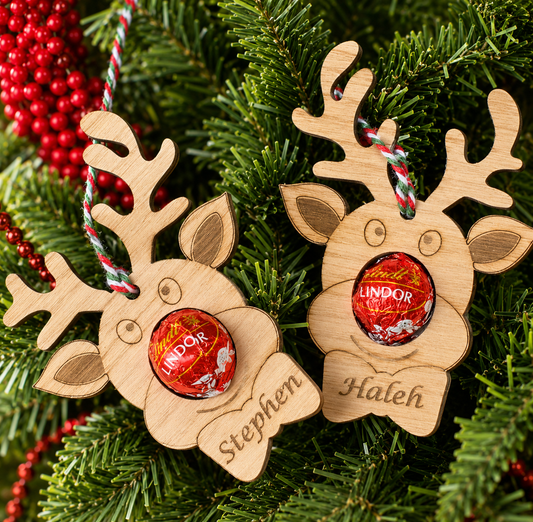 Reindeer Baubal with chocolate